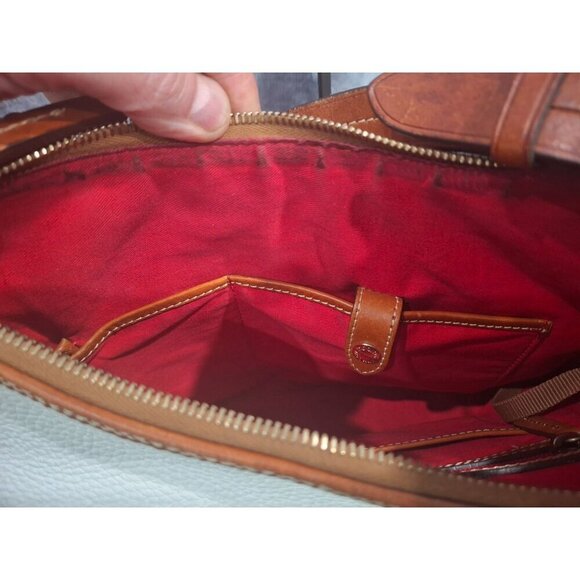 Dooney & Bourke White Peeble Grain Leather Hobo Shoulder Bag - Picture 8 of 8